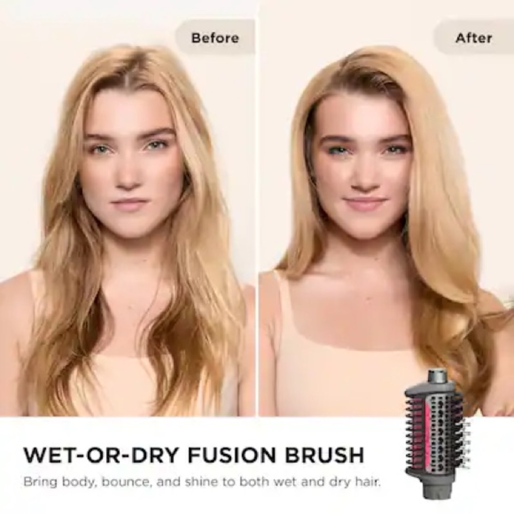 Multi-Function Pink 5-in-1 Hair Styler with Interchangeable Attachments - Picture 13 of 14